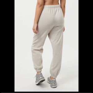Garage Boyfriend Joggers, Taupe Beige